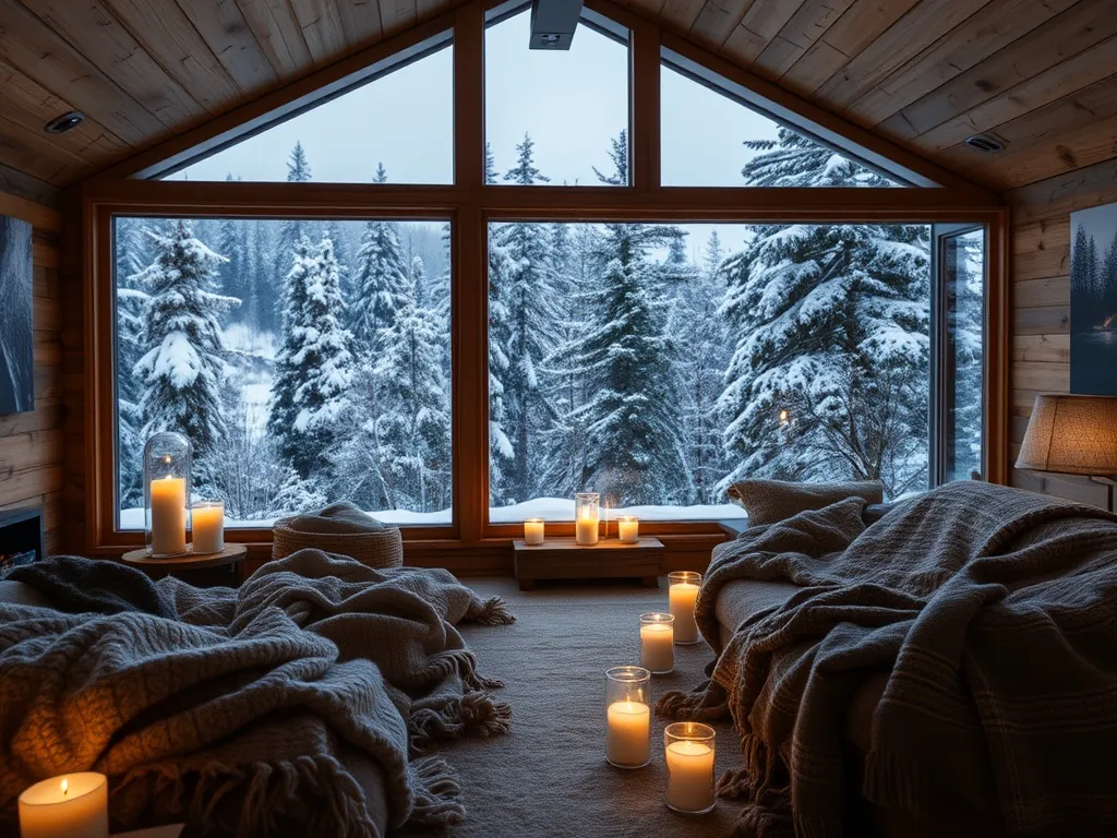 Fjordpanorama med fjell og vann